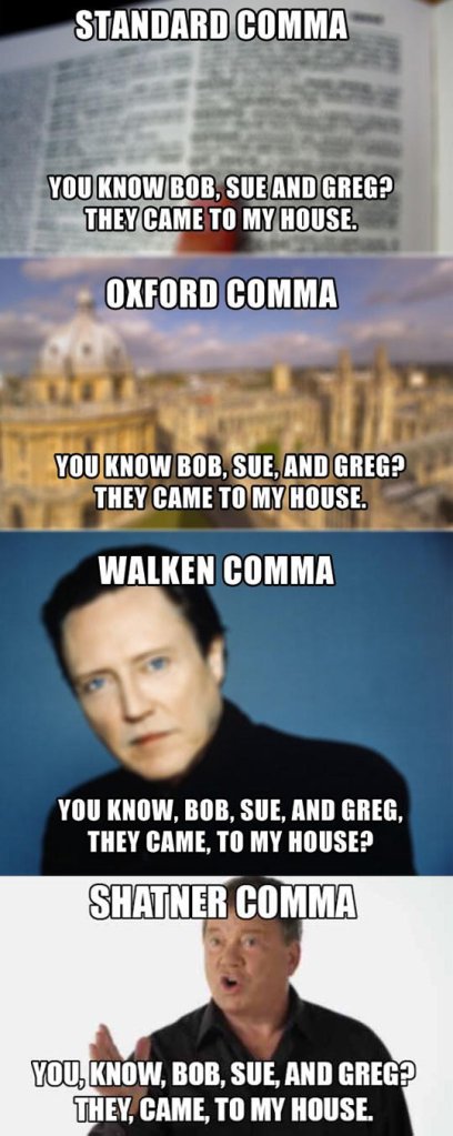 types of commas