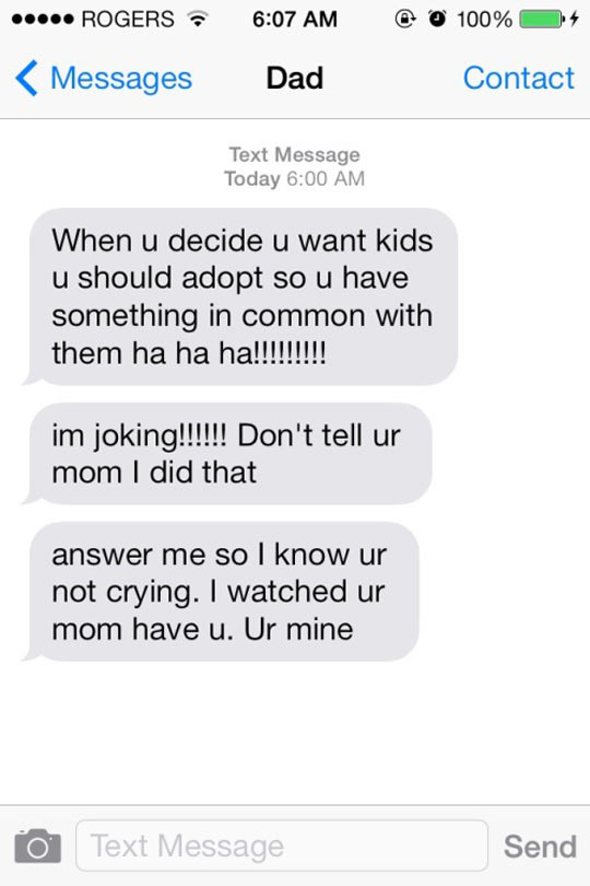 adopt a sense of humor