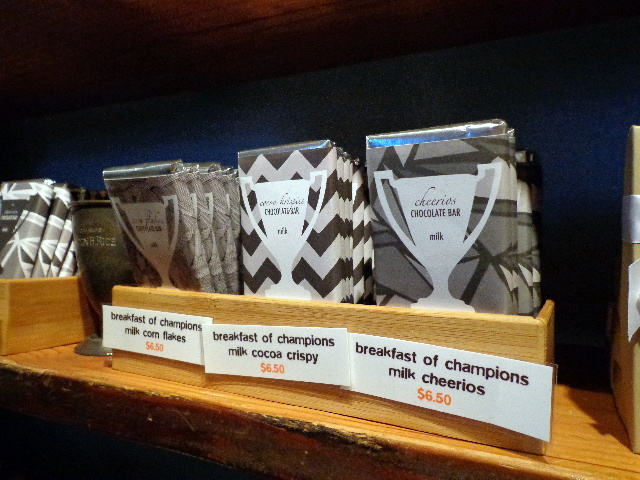 candy at chocolate bar