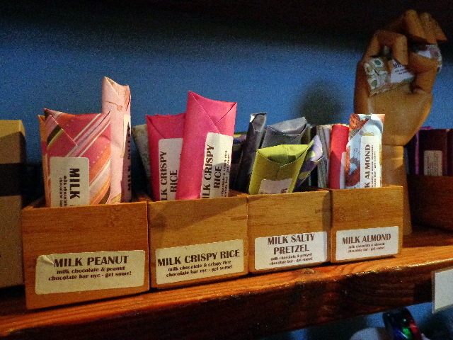 candy at chocolate bar